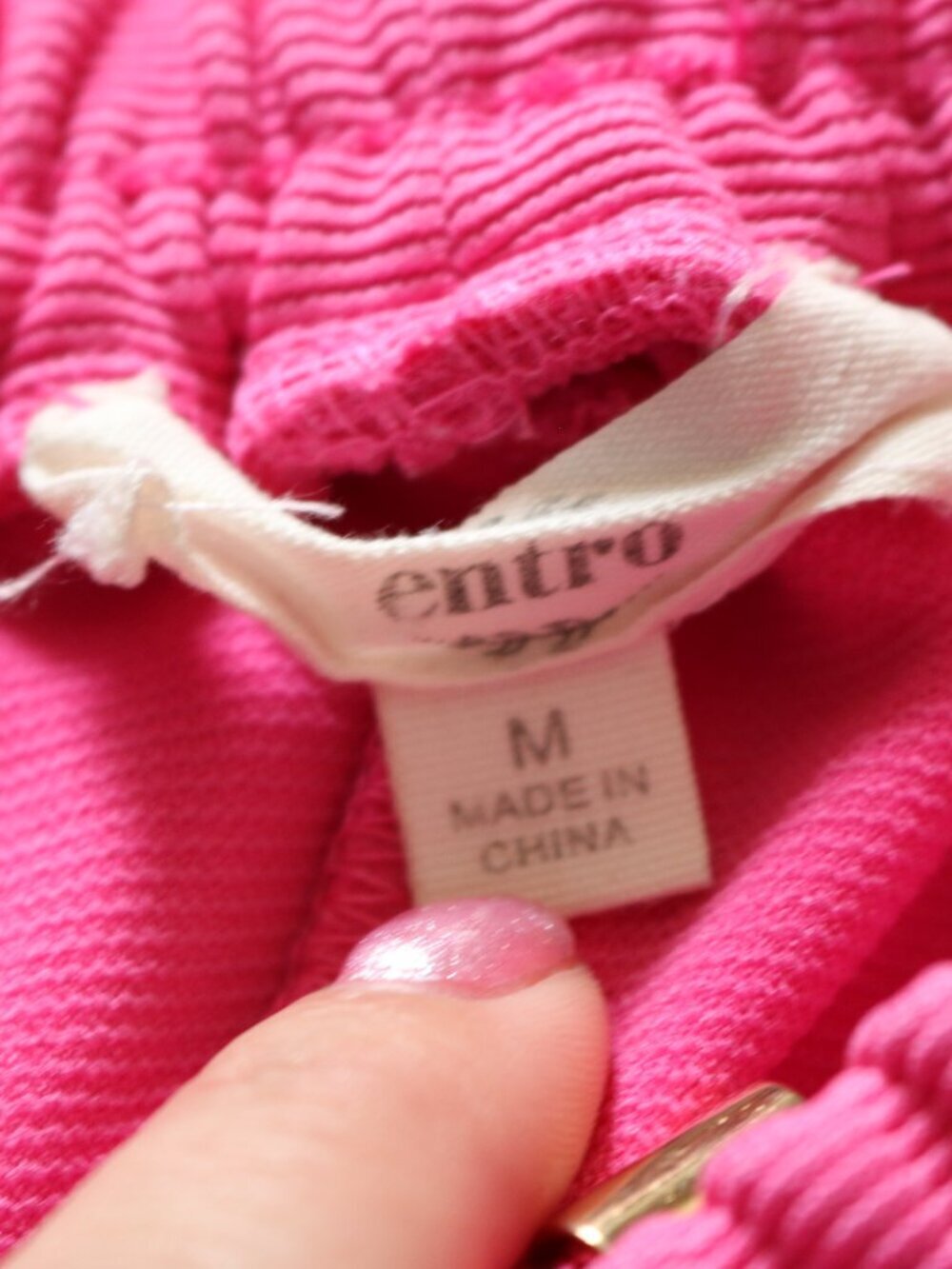 entro Bright Pink Athletic Drawstring Shorts - Picture 4 of 4